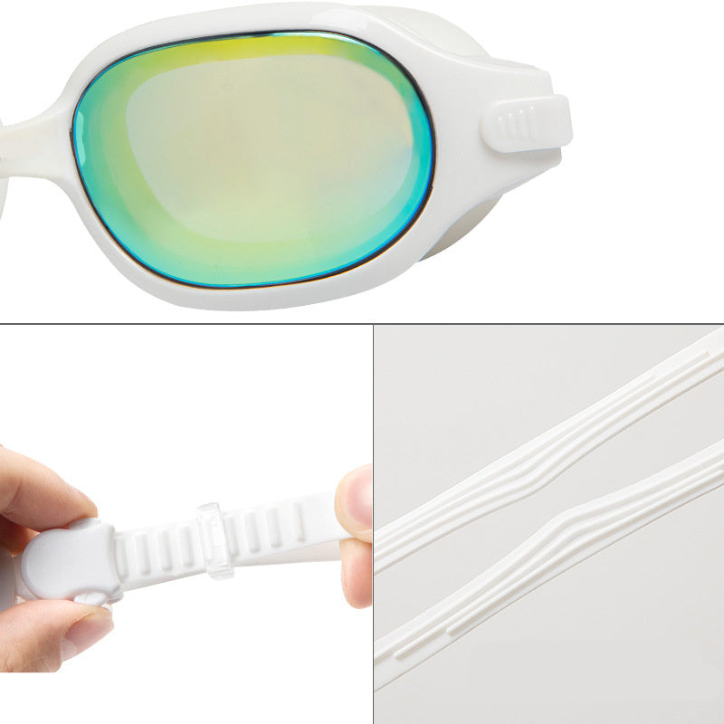 Anti-fog swimming glasses